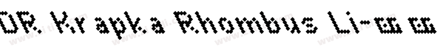 DR Krapka Rhombus Li字体转换